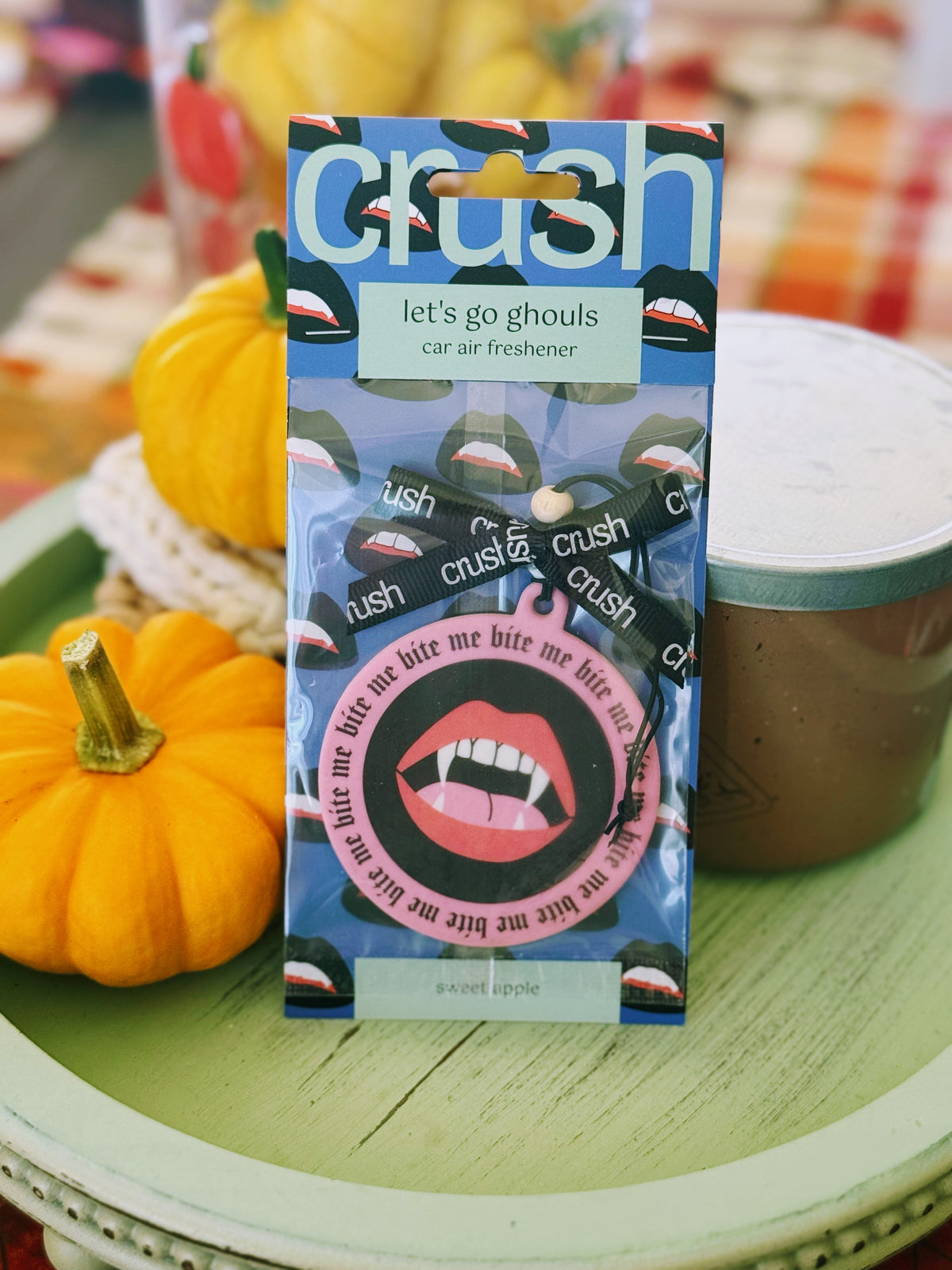 Bite Me Car Air Freshener | Sweet Apple