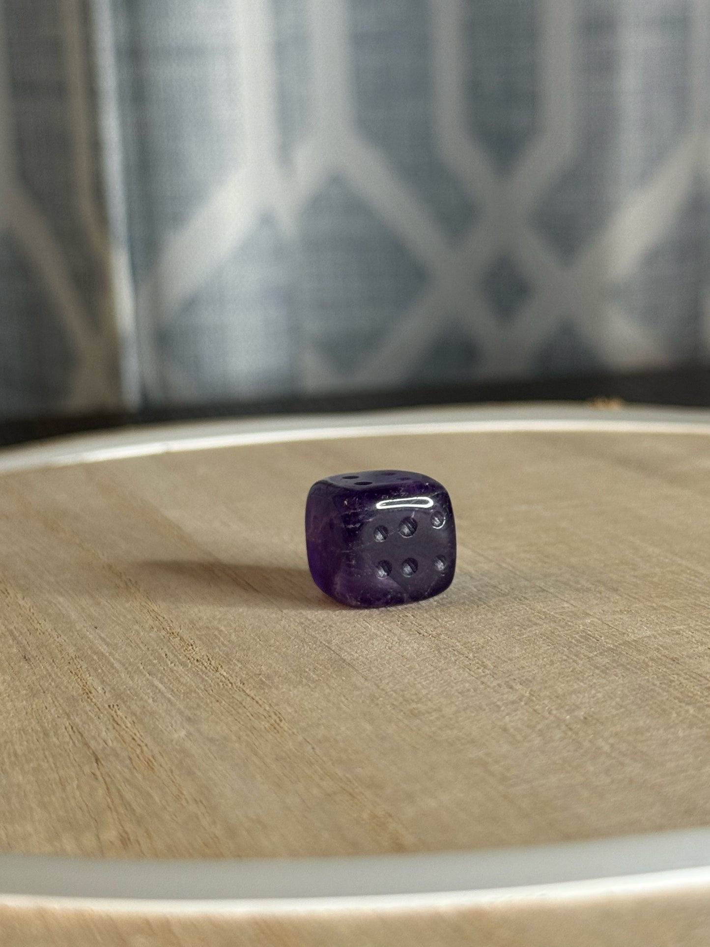 Amethyst Dice Carving | 6 Sided