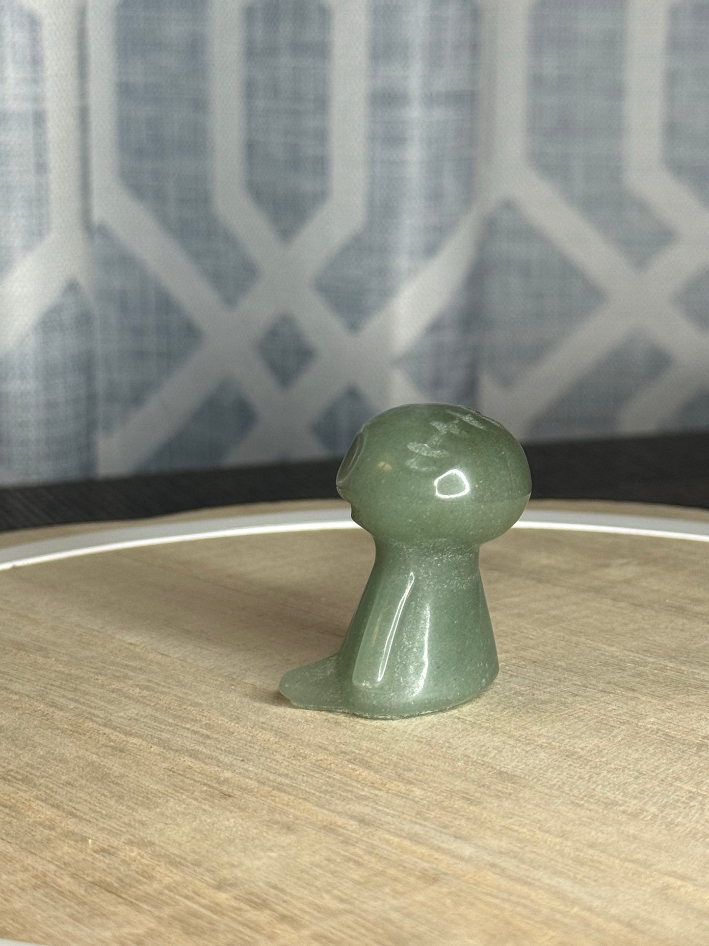 Green Aventurine Ghost Guy Carving
