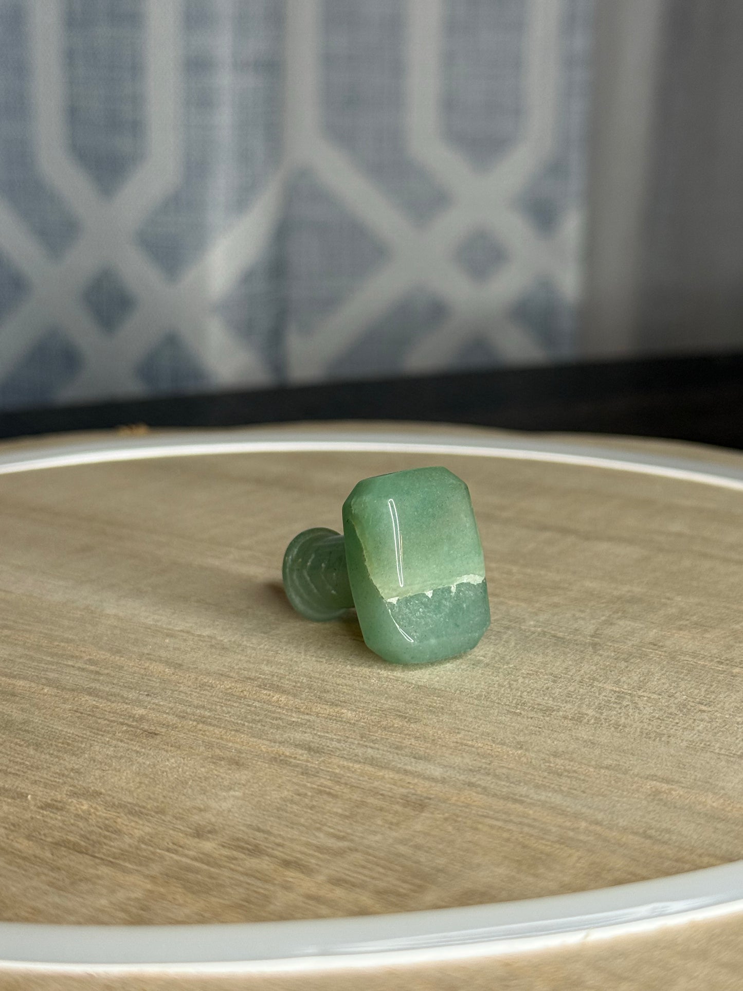 Green Aventurine Thor’s Hammer Carving