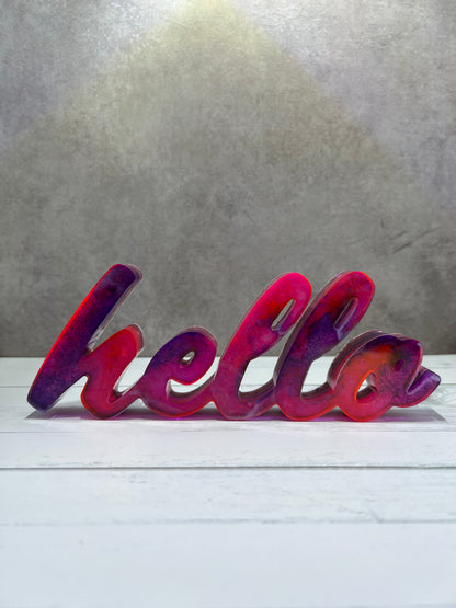 Decorative Hello