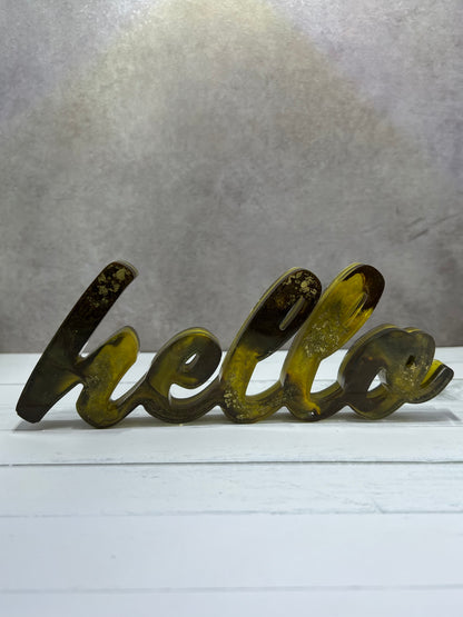 Decorative Hello