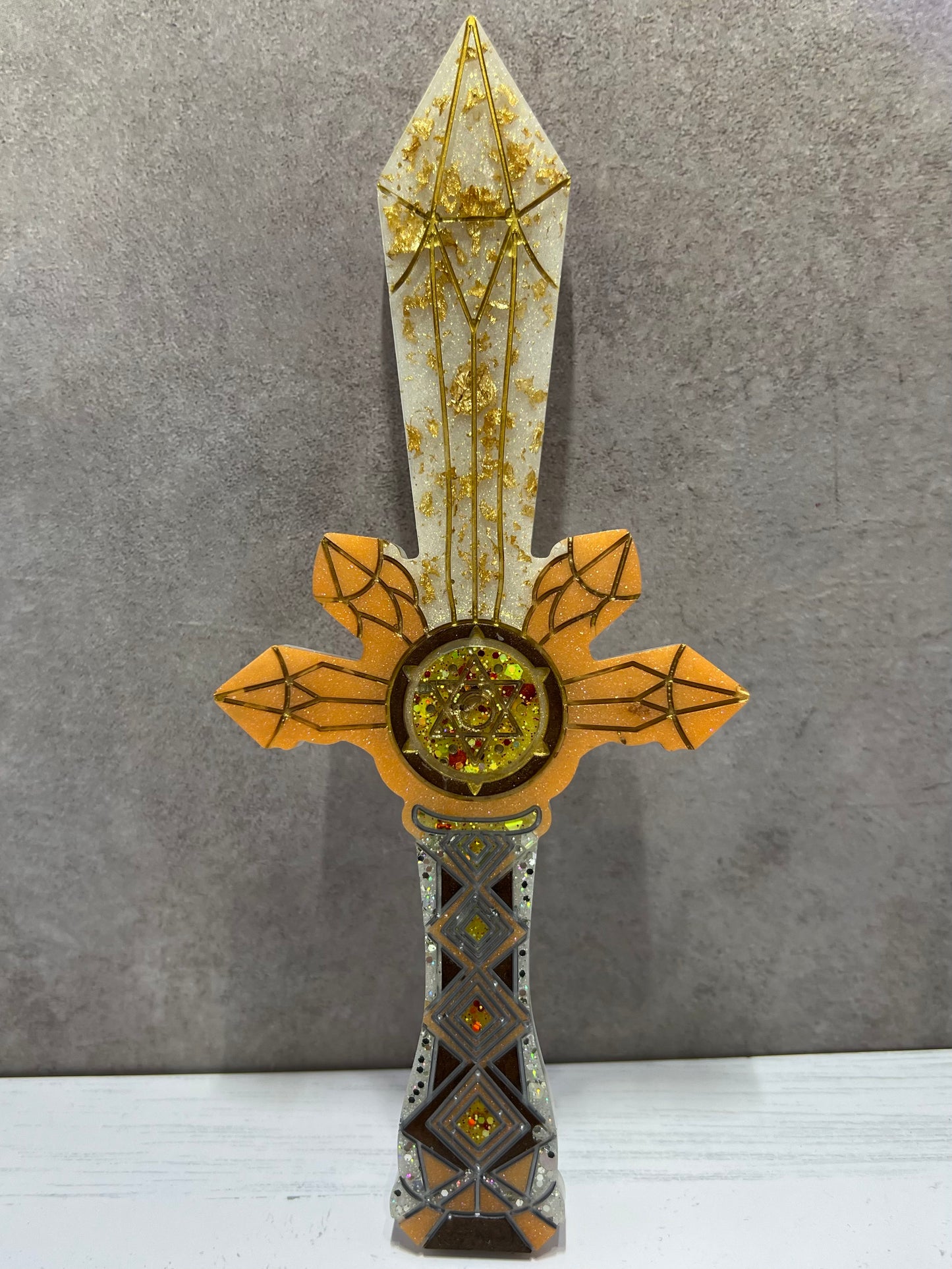 Large Gold Flake Dagger