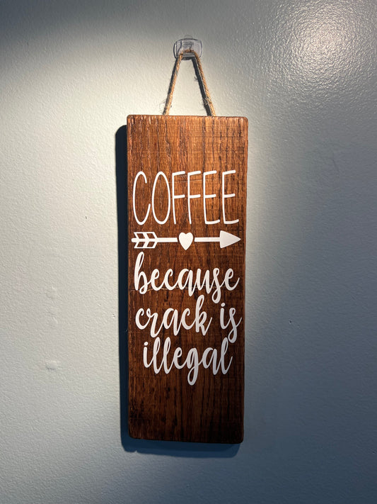 Reclaimed Wood Coffee Sign