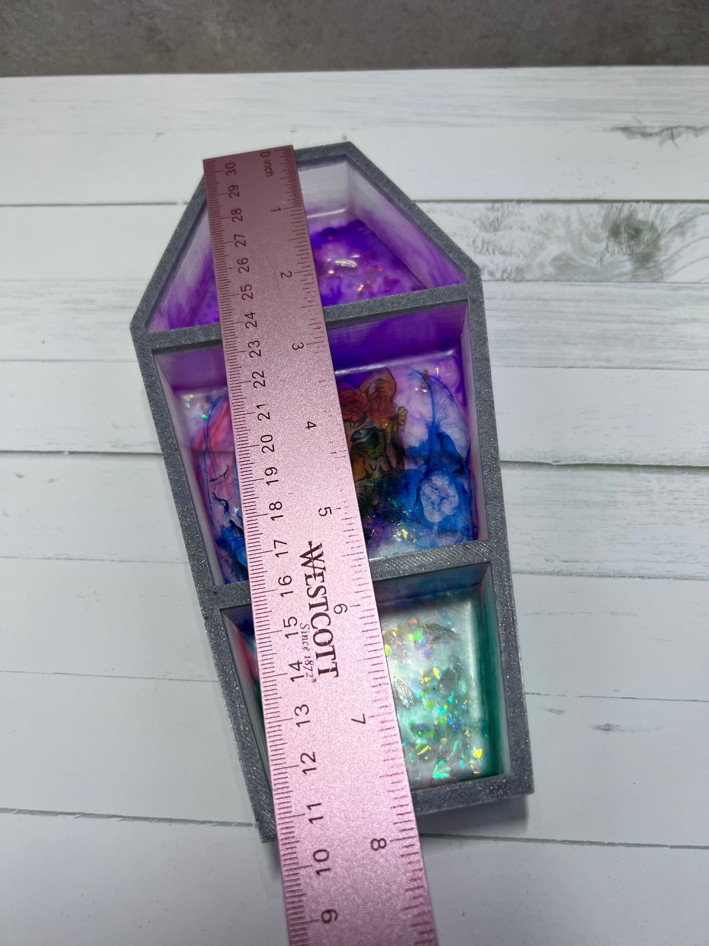 Coffin Crystal Shelf