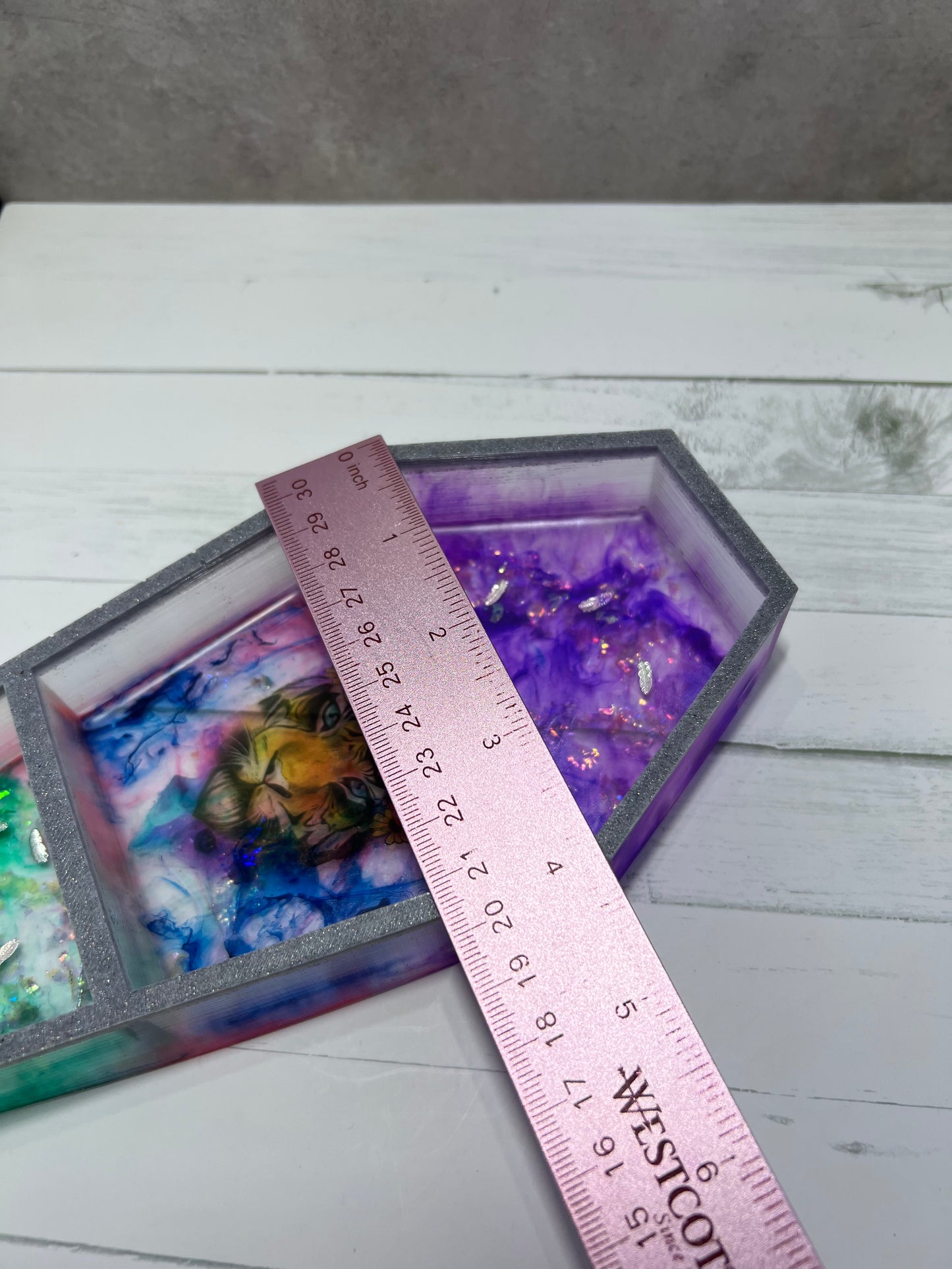 Coffin Crystal Shelf