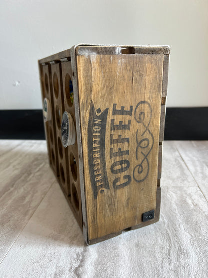 Antique Style Crate K Cup Display