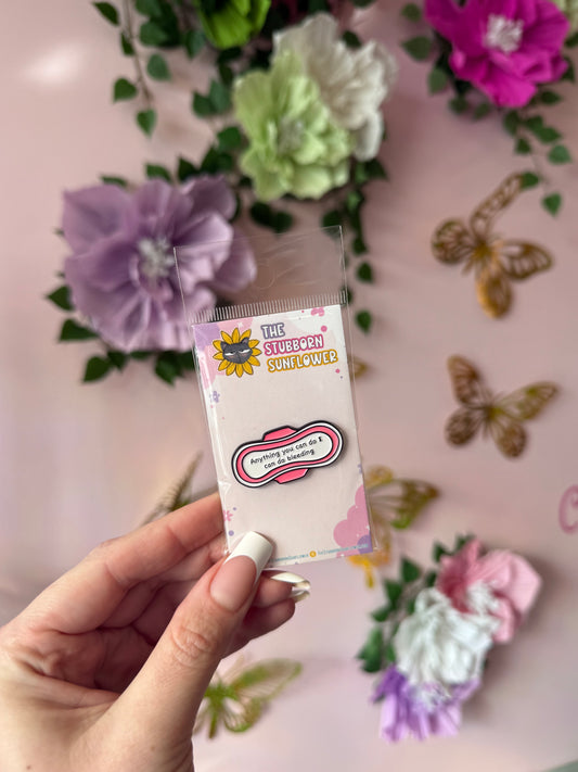 I Can Do Bleeding Enamel Pin