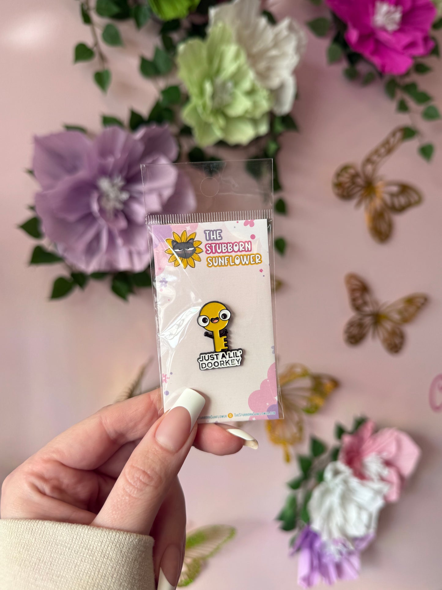 Just A Lil’ Doorkey Enamel Pin