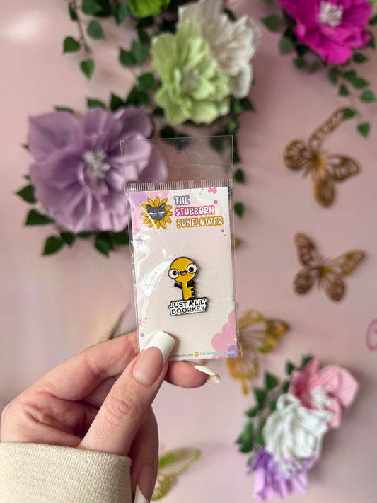 Just A Lil’ Doorkey Enamel Pin