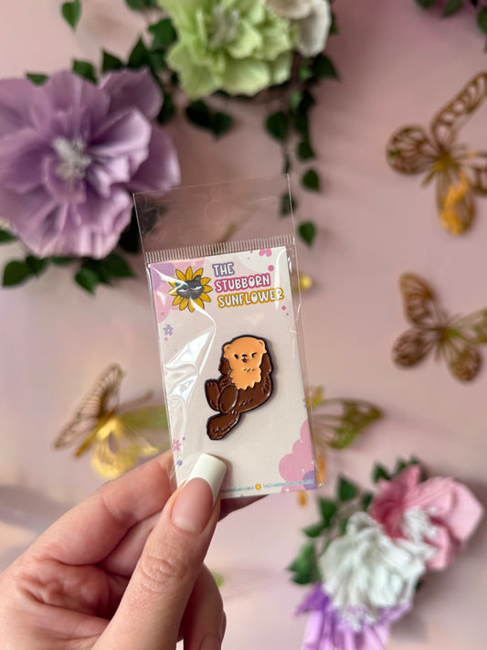 Cute Otter Enamel Pin
