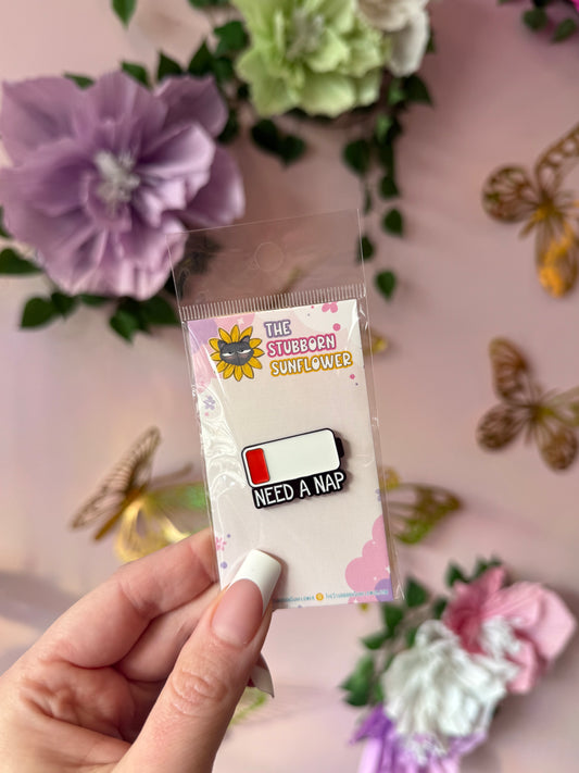 Need A Nap Enamel Pin