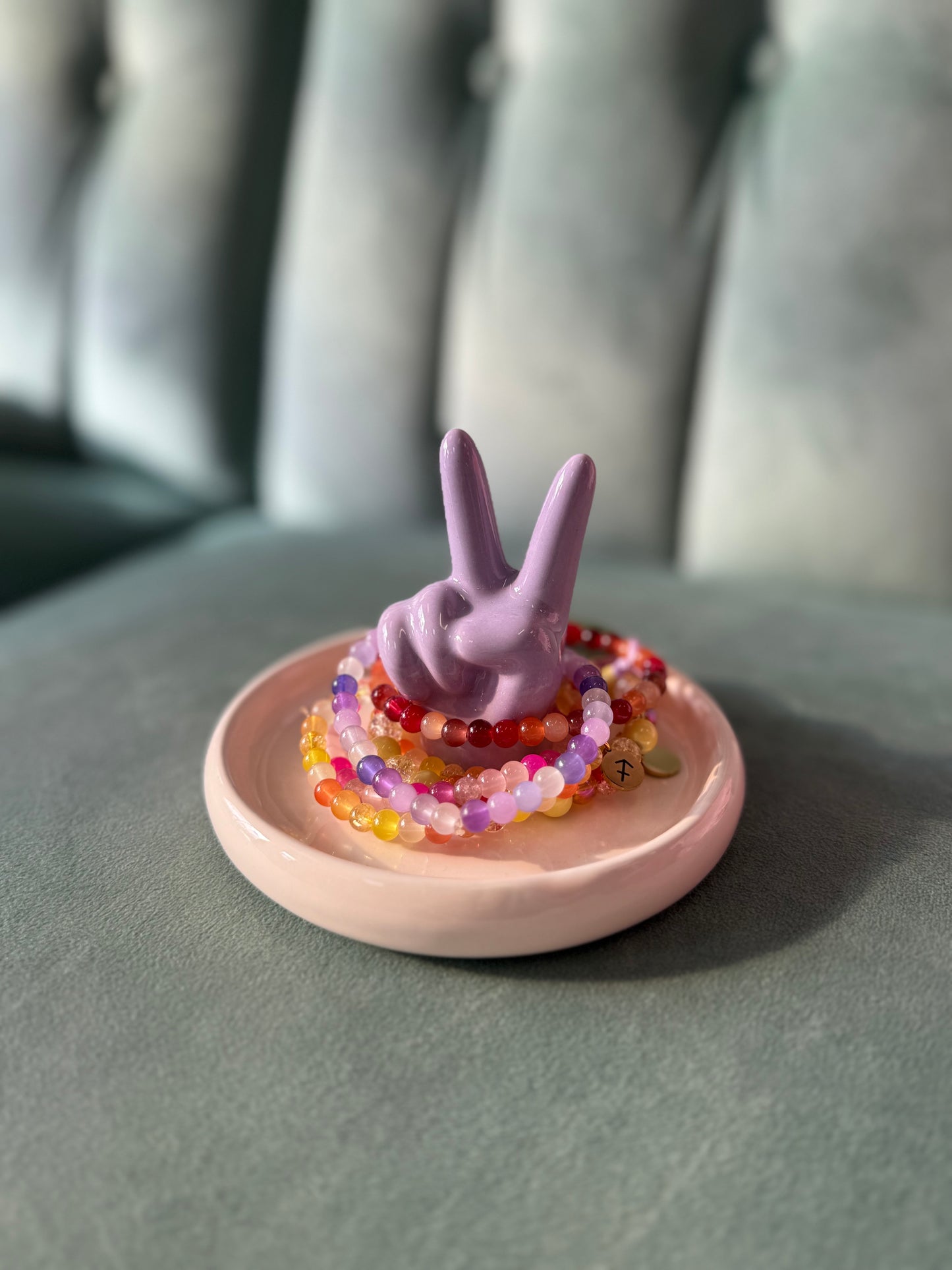 Peace Out Jewelry Dish