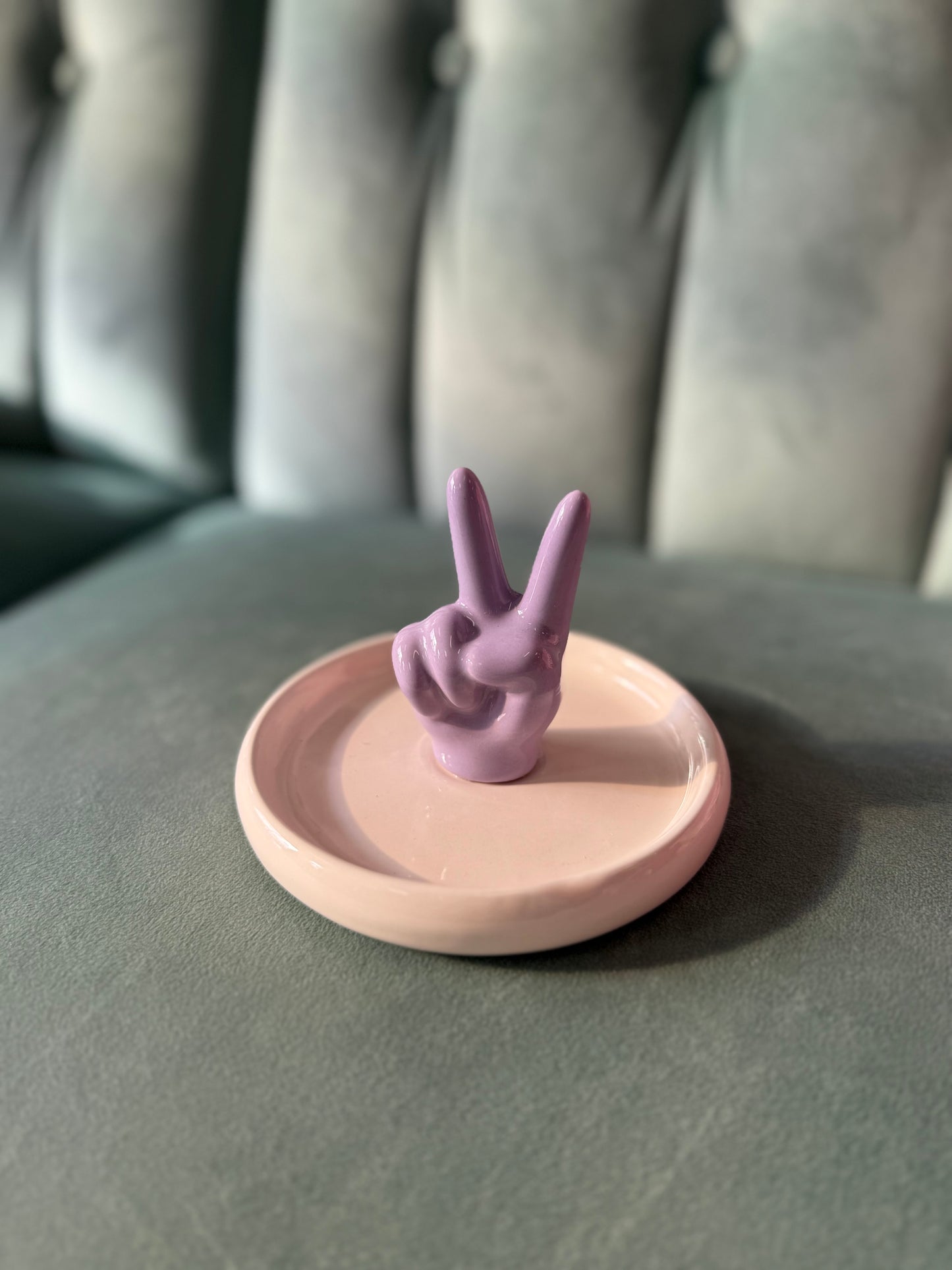 Peace Out Jewelry Dish