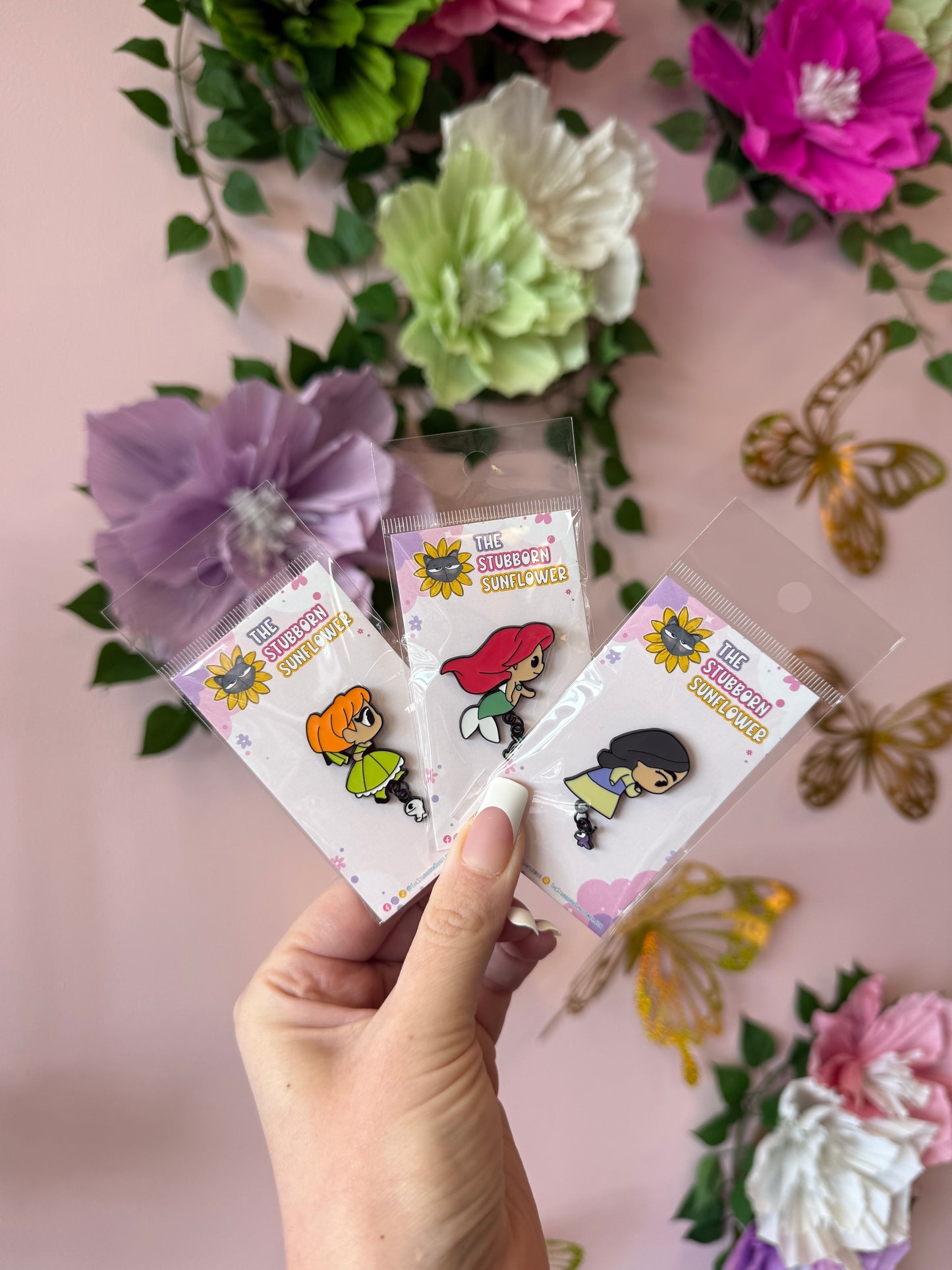 Princess & Sidekick Enamel Pins