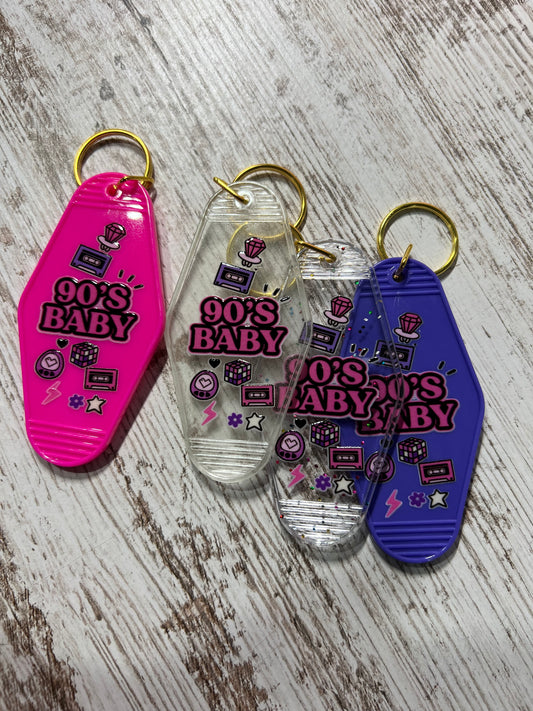 90's Baby Keychain