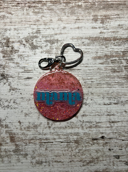 Floral Mama Keychain