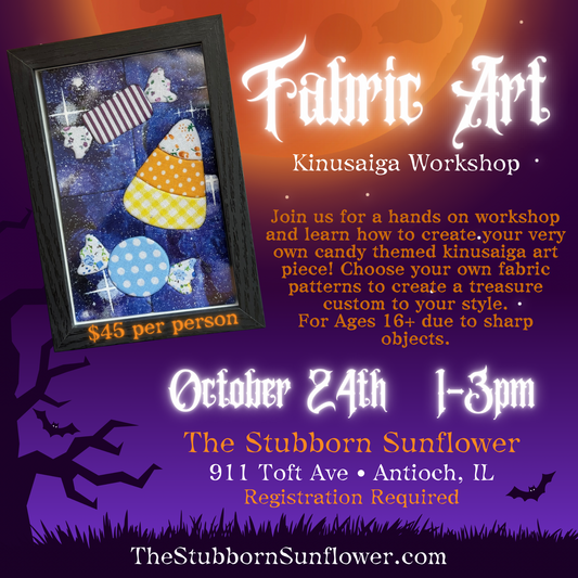 Fabric Candy Kinusaiga Workshop | Saturday 10/24 | 1-3pm