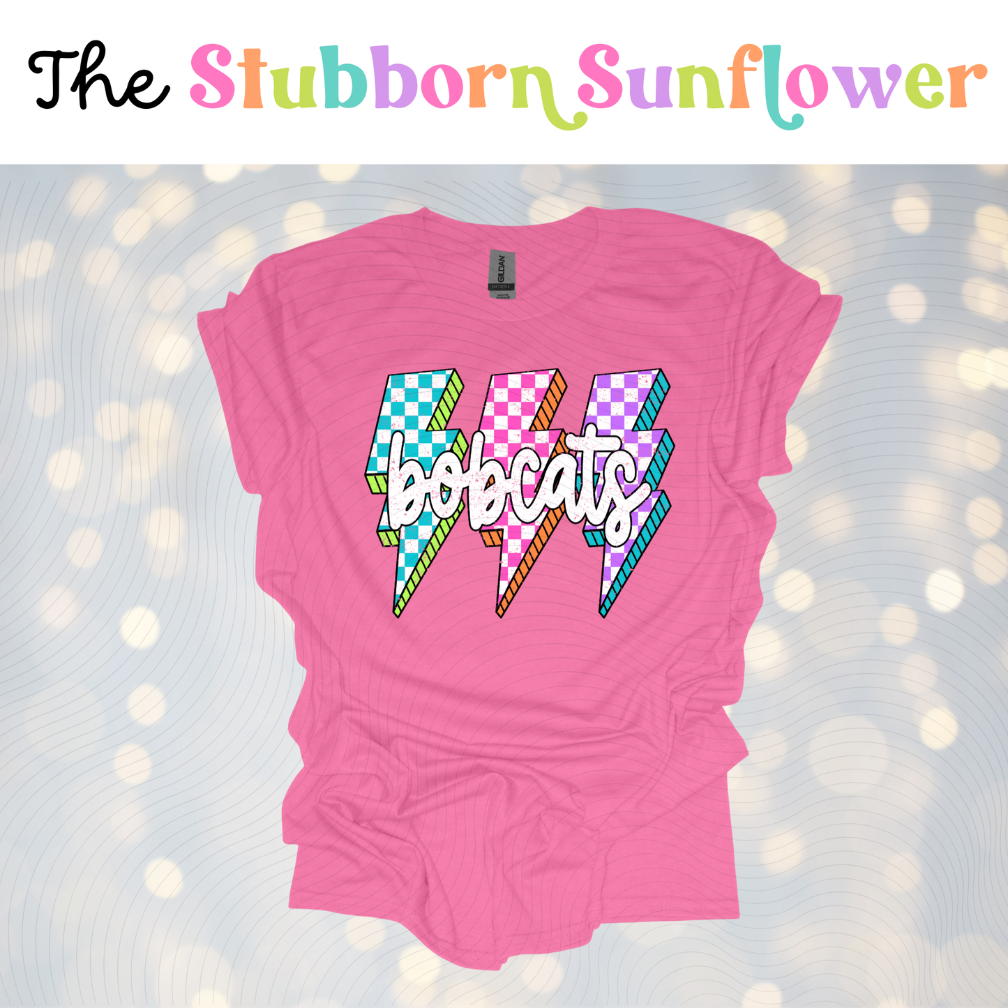 Bobcats Lightning Bolt | T-Shirt or Sweatshirt