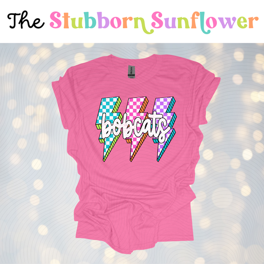 Bobcats Lightning Bolt | T-Shirt or Sweatshirt