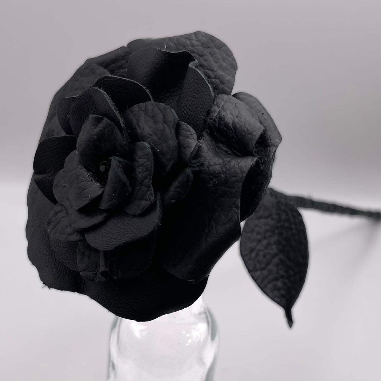 Black Leather Rose