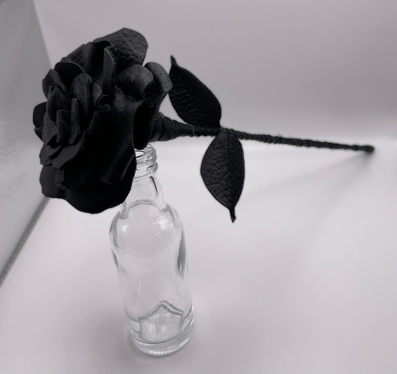 Black Leather Rose