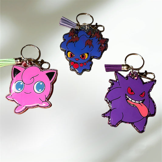 Pocket Monster Character Keychains