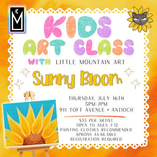 Kids Art Class | Sunny Bloom | July 16th
