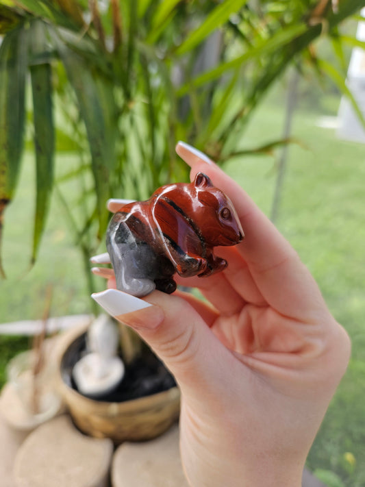 Red Jasper Bear