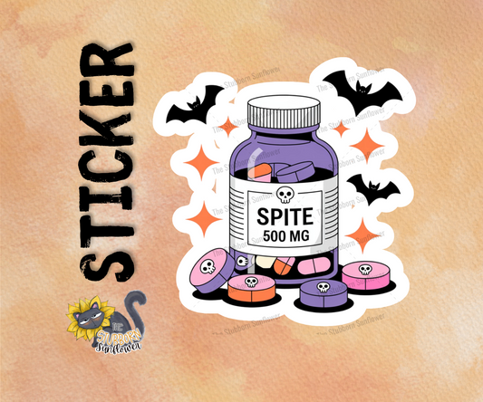 Spooky Spite Rx Sticker