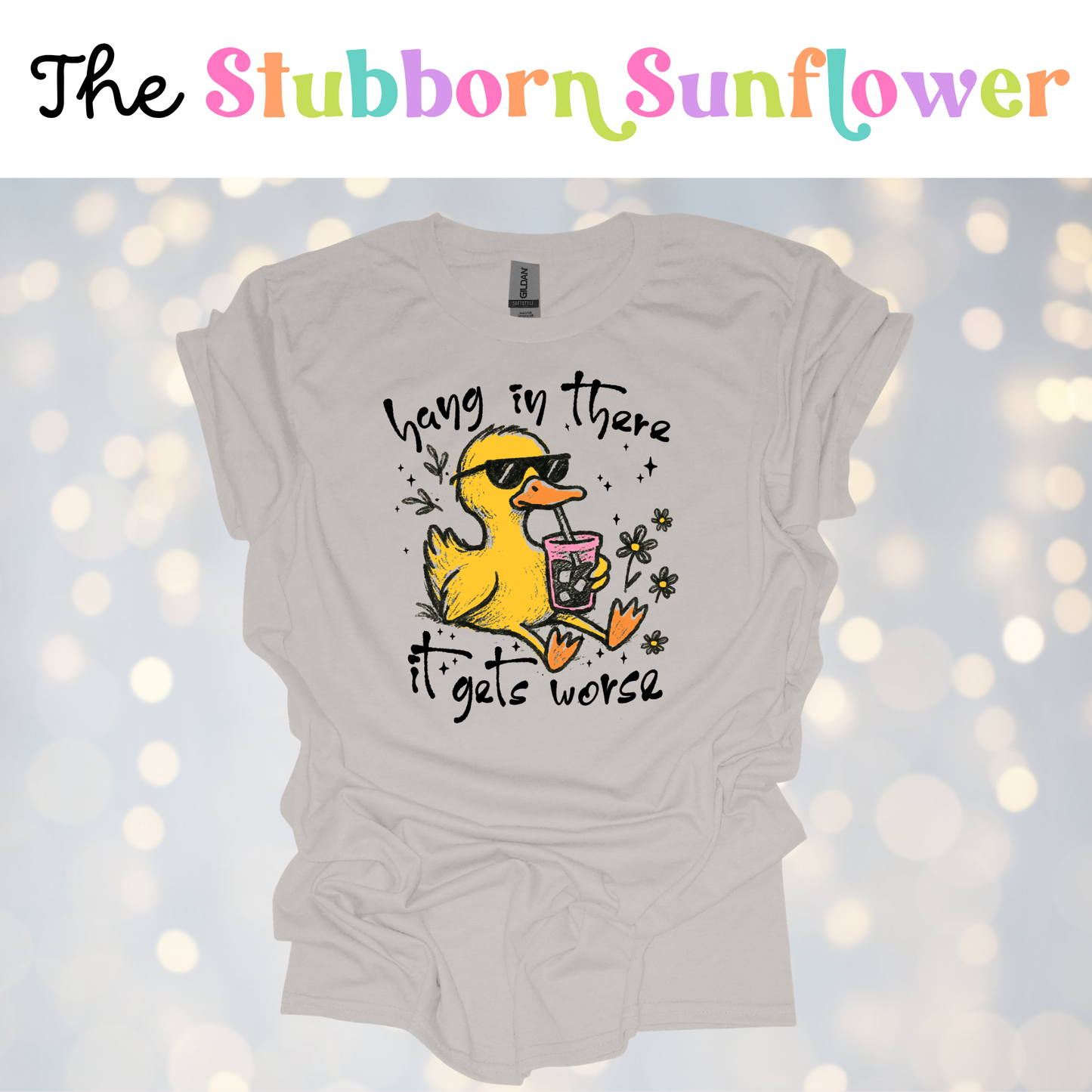 It Gets Worse T-Shirt | Light Grey