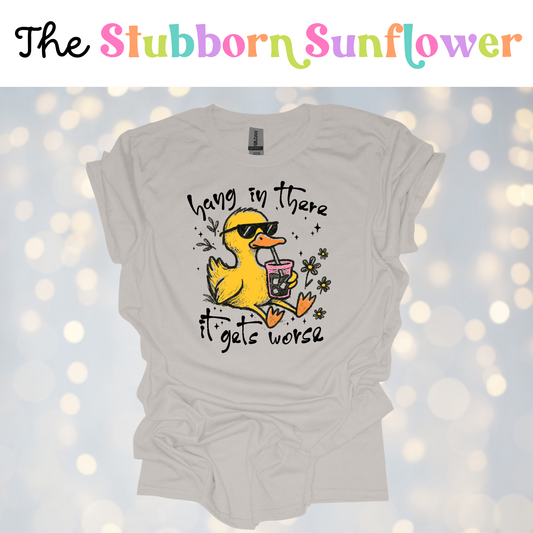 It Gets Worse T-Shirt | Light Grey