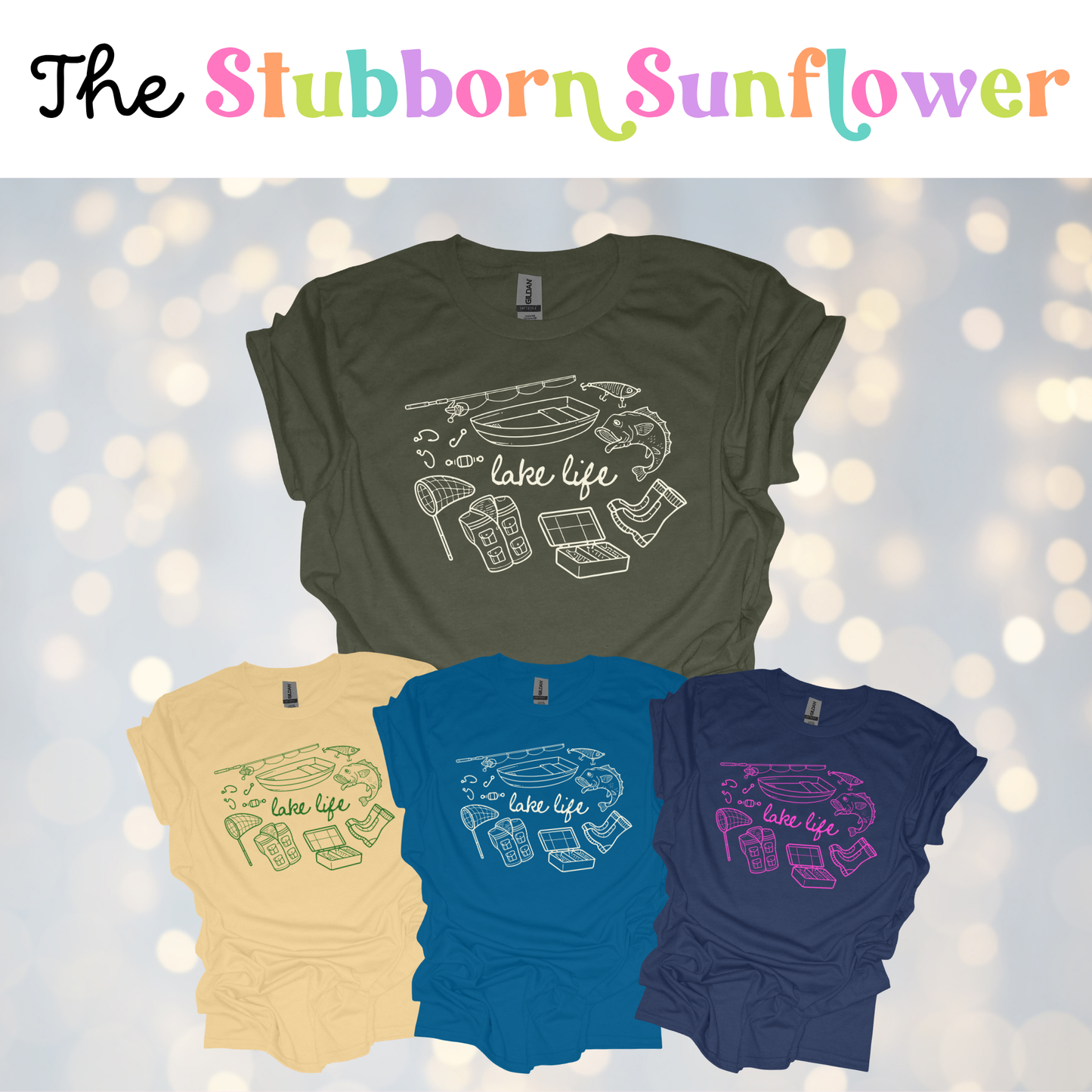 Lake Life T-Shirt | Multiple Colors