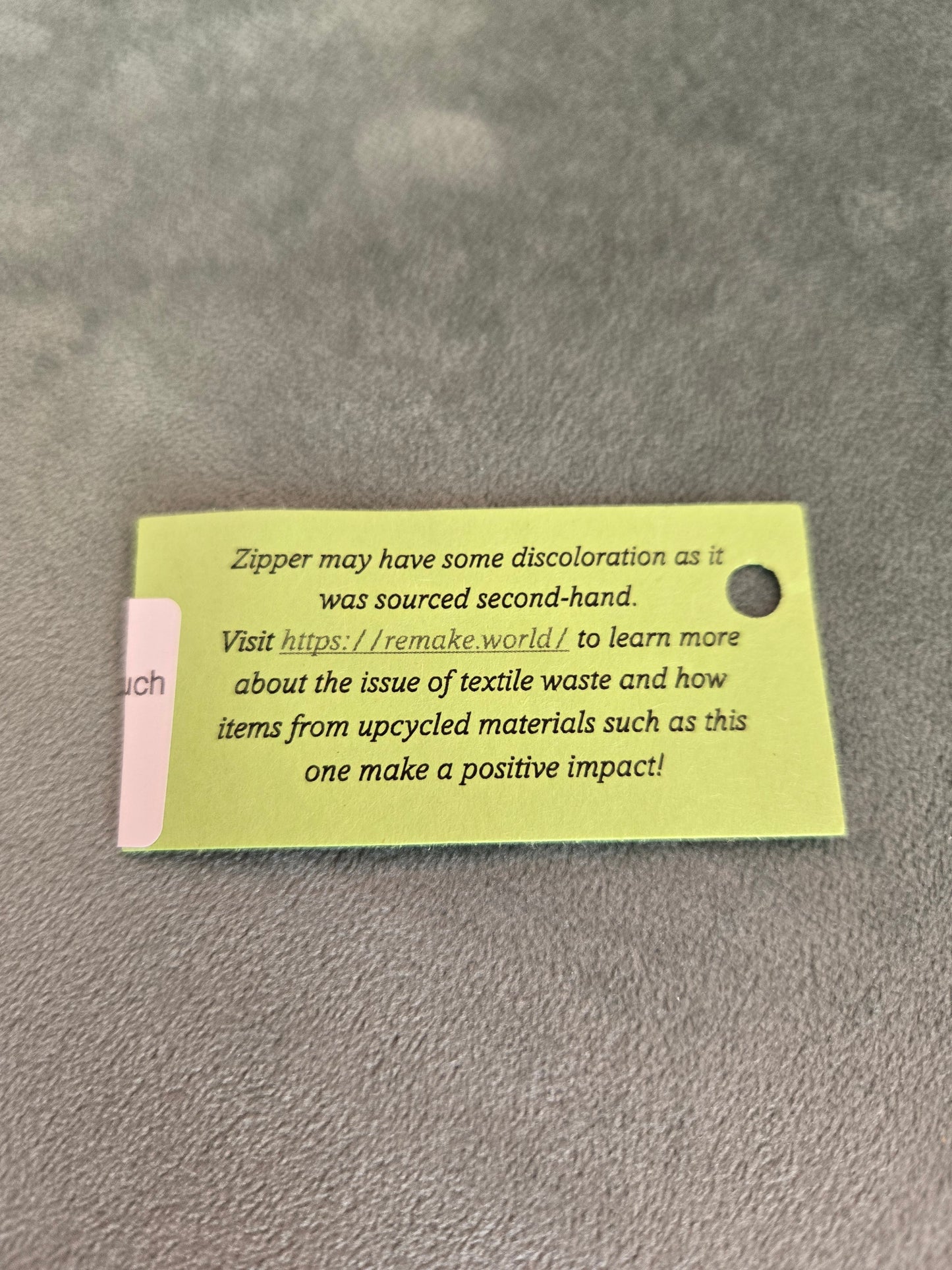 Upcycled Fabric Zipper Pouch || Repurposed Textile