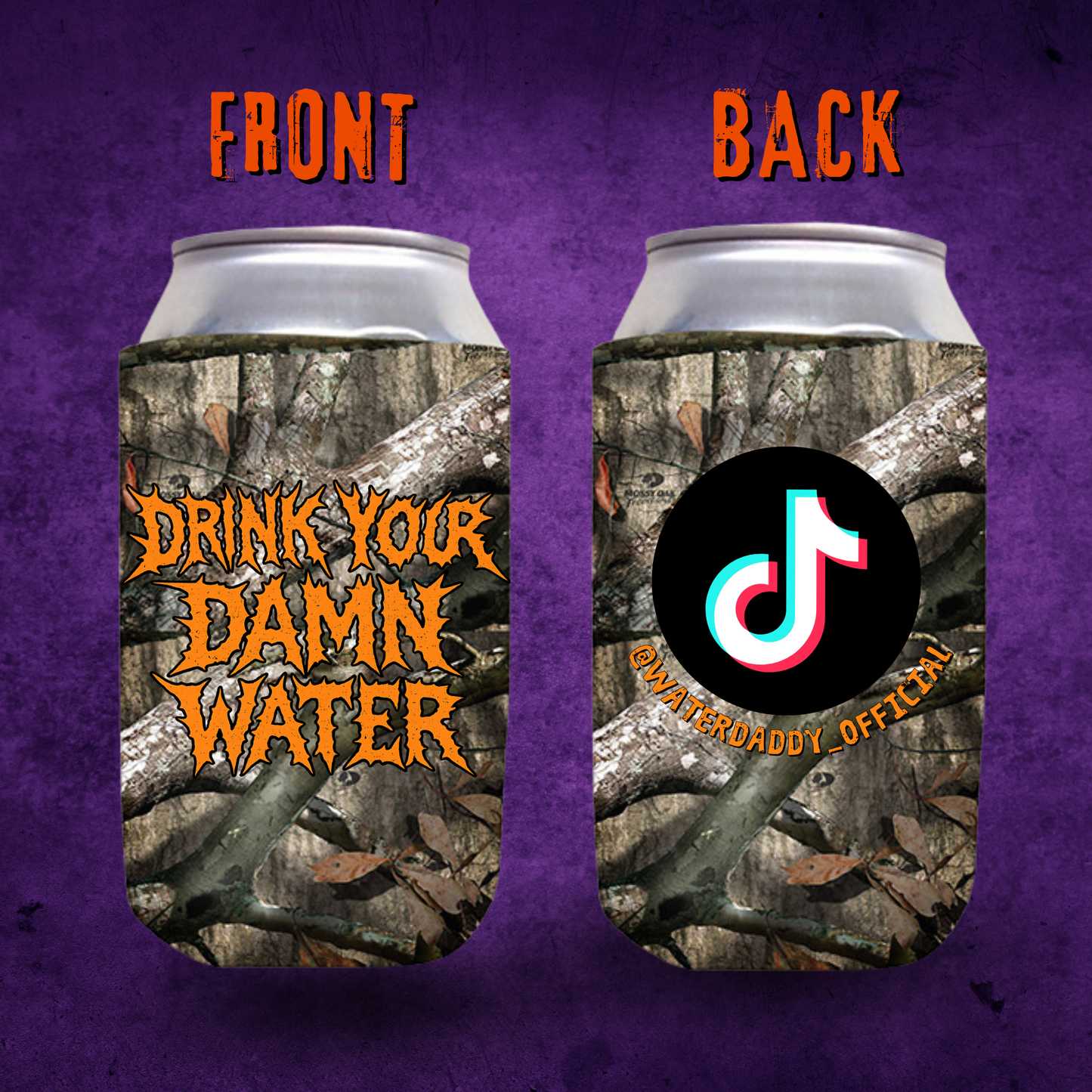 Drink Your Damn Water Can Coozie