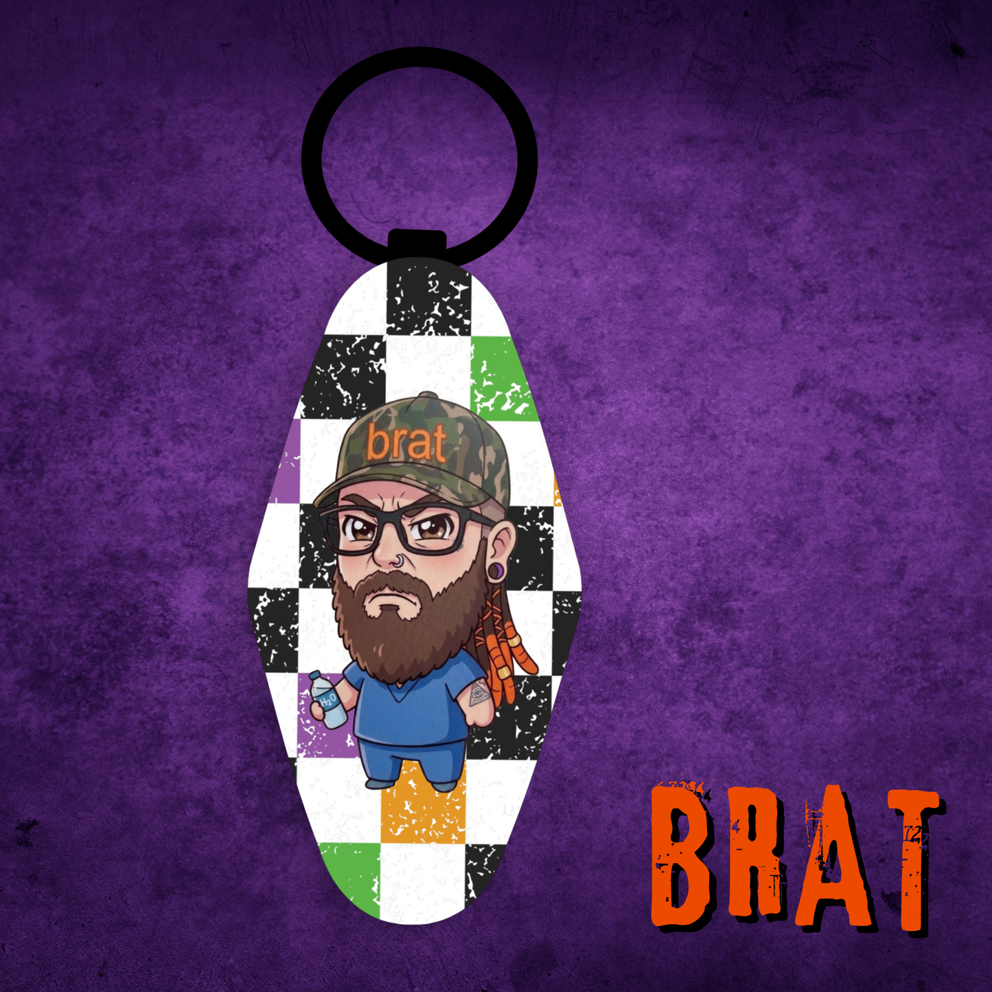 Water Daddy Motel Keychains