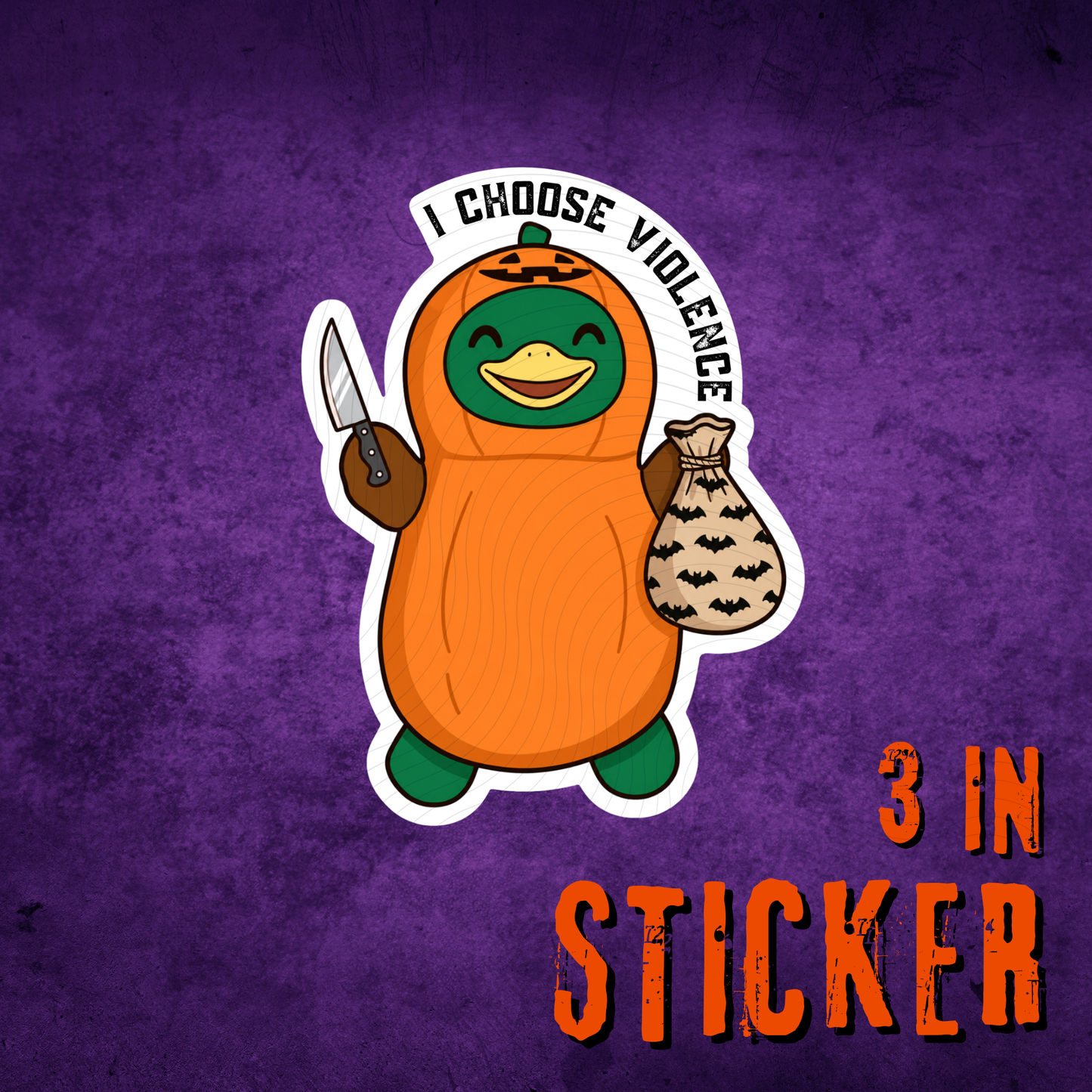 Water Daddy Choose Violence Sticker