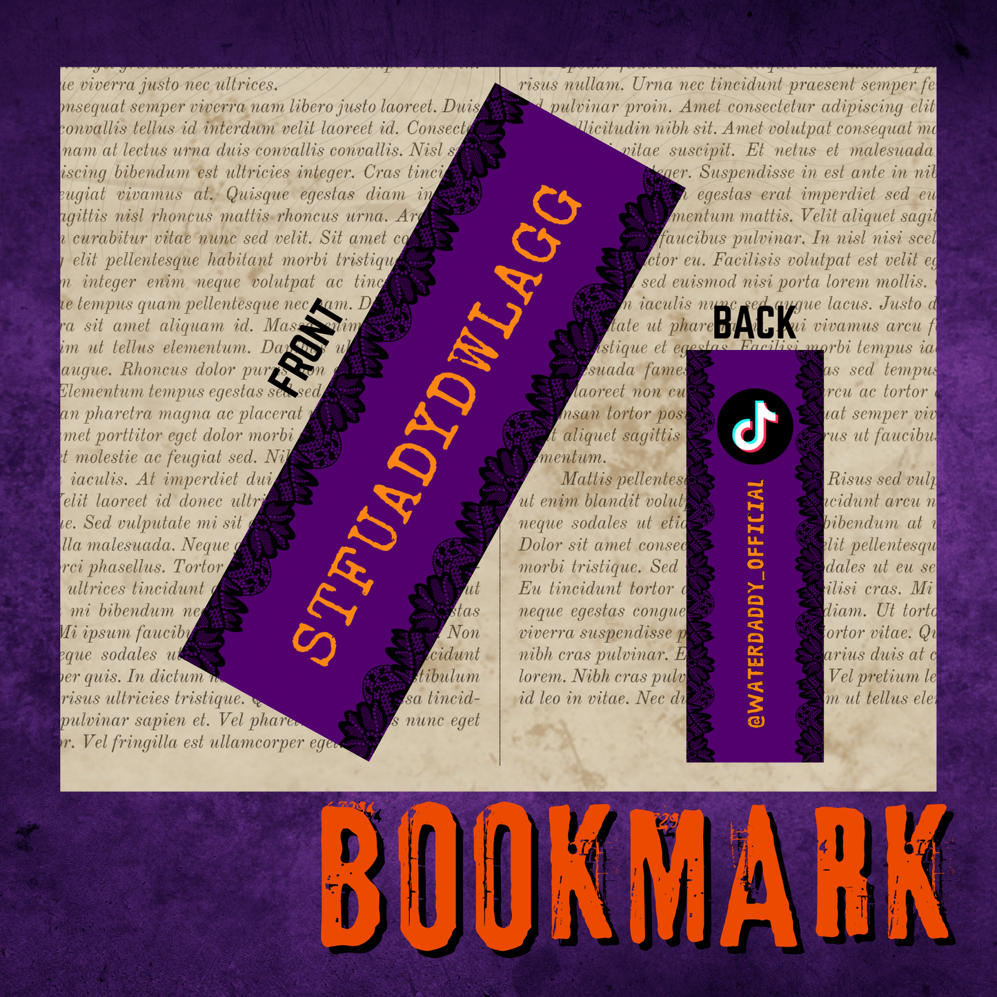 Water Daddy STFUADYDWLAGG Bookmark