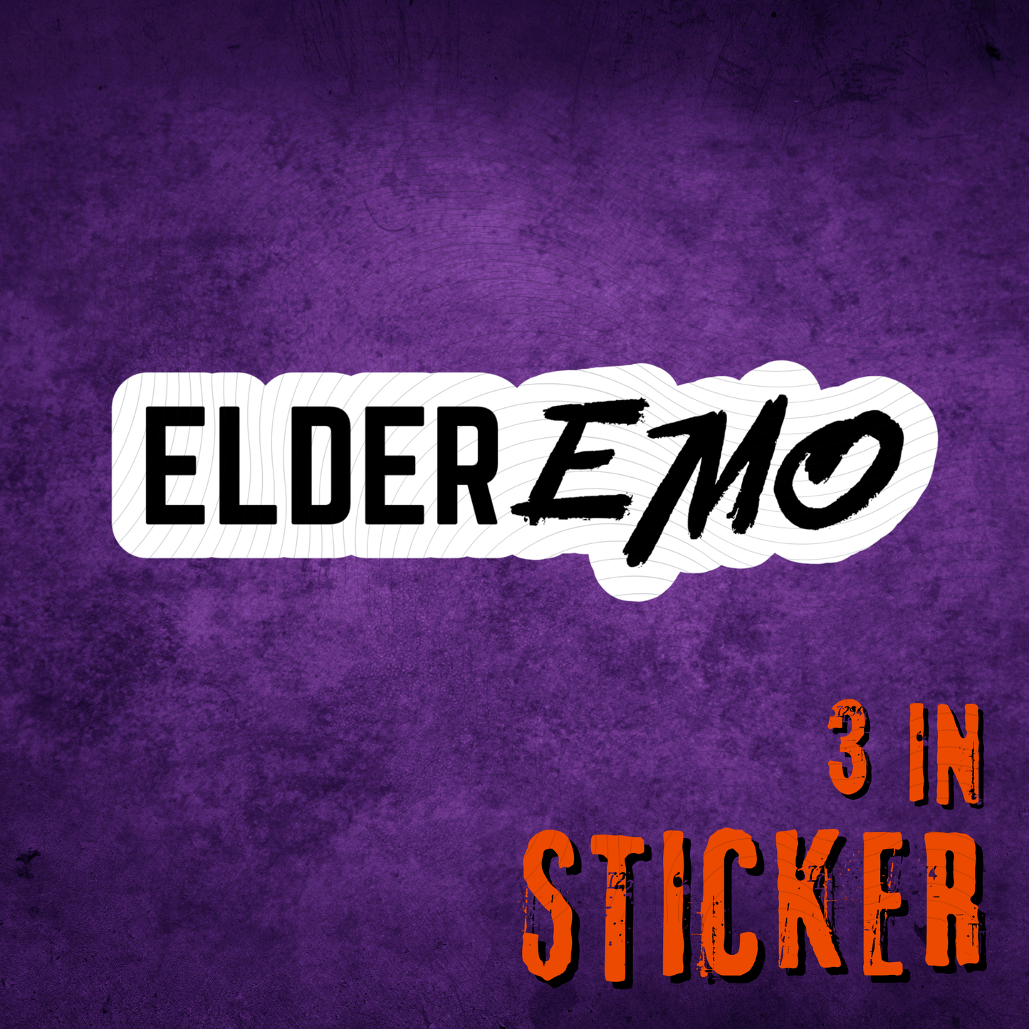 Elder Emo Sticker