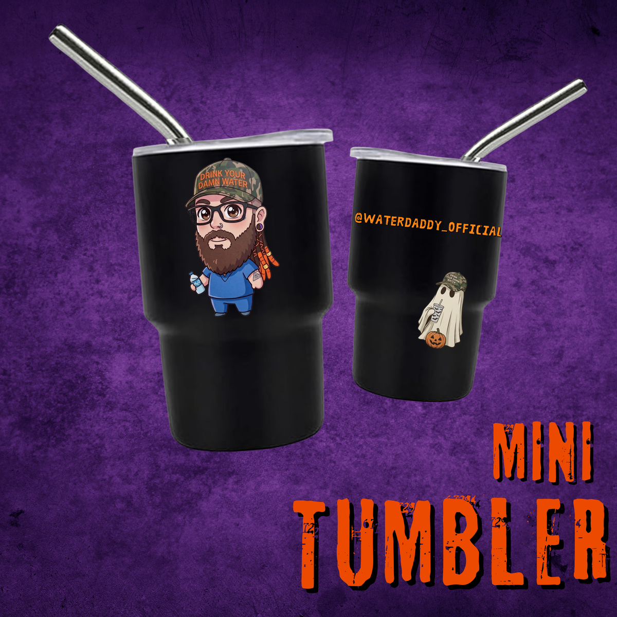 3oz Mini Water Daddy Shot Tumbler | 2 Styles