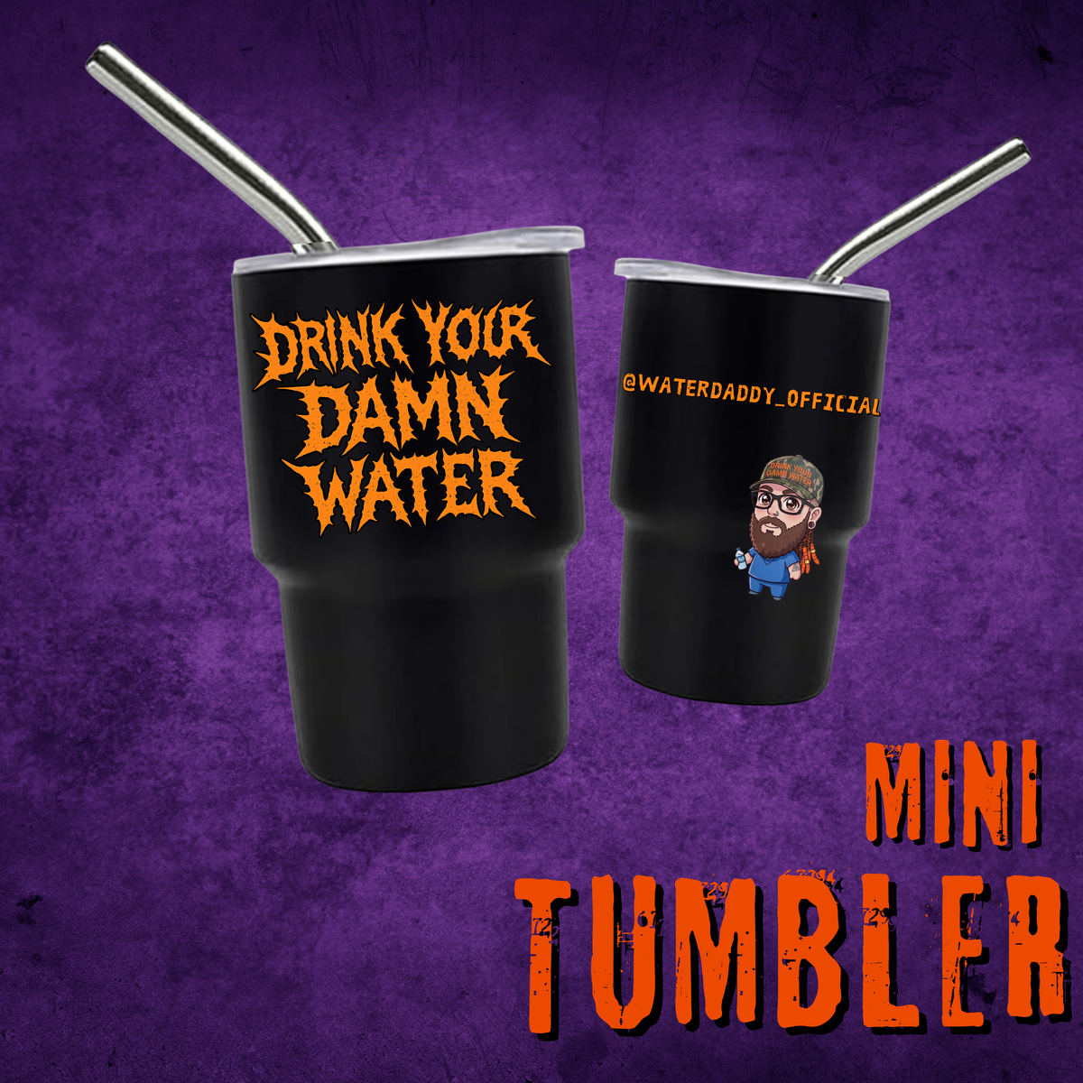 3oz Mini Water Daddy Shot Tumbler | 2 Styles