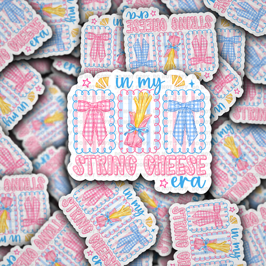 In My String Cheese Era Sticker