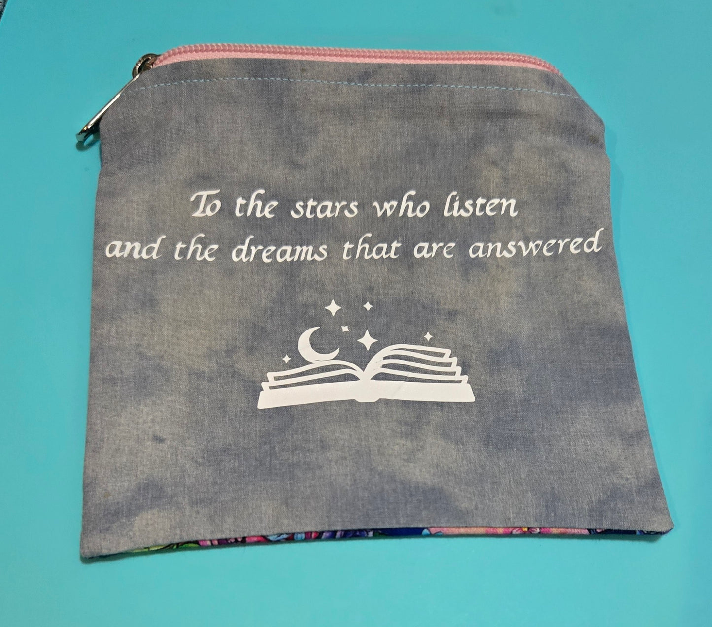 Upcycled Fabric Zipper Pouch || Repurposed Textile