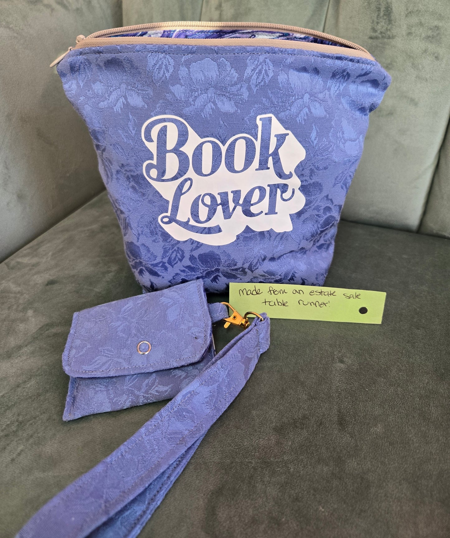 Three Piece Cosmetic Bag Set || Upcycled