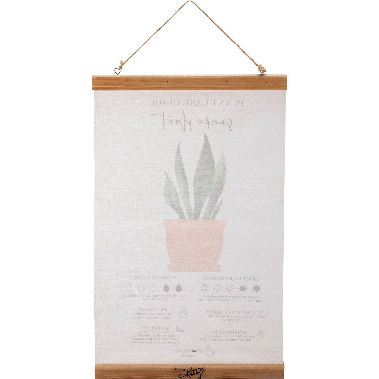 Snake Plant Guide Wall Decor