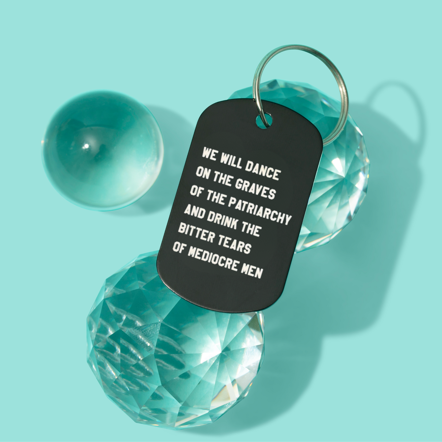Feminist Mini Keychain - Graves of the Patriarchy