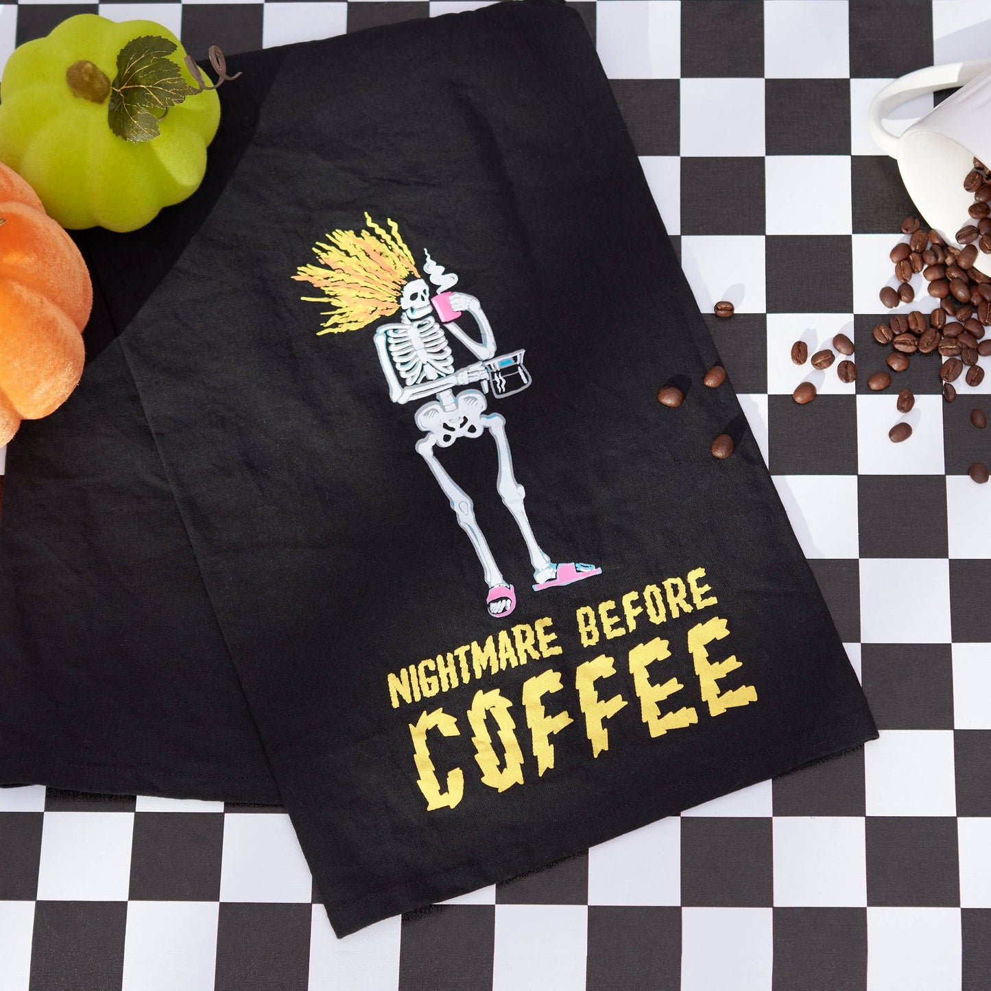 Nightmare Before Coffee Kitchen Towel