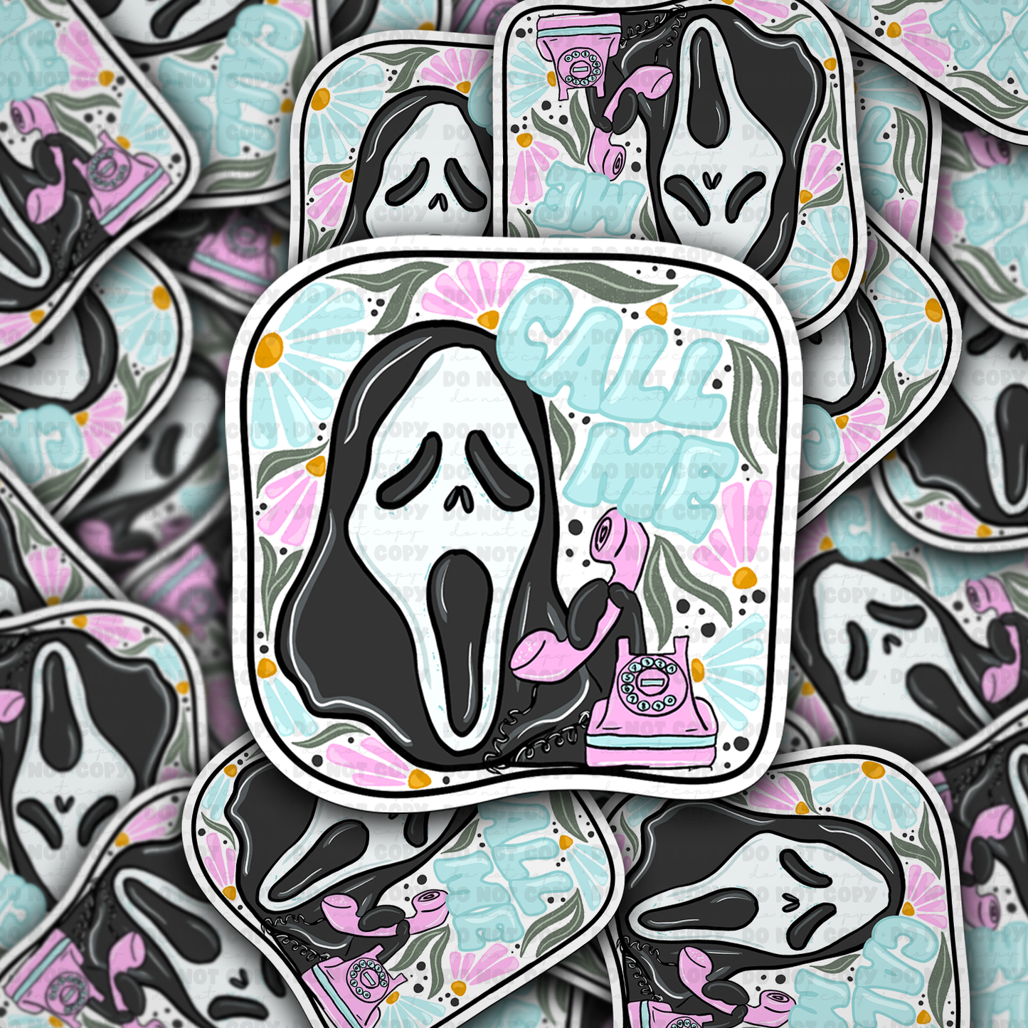 Call Me Sticker