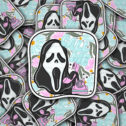 Call Me Sticker