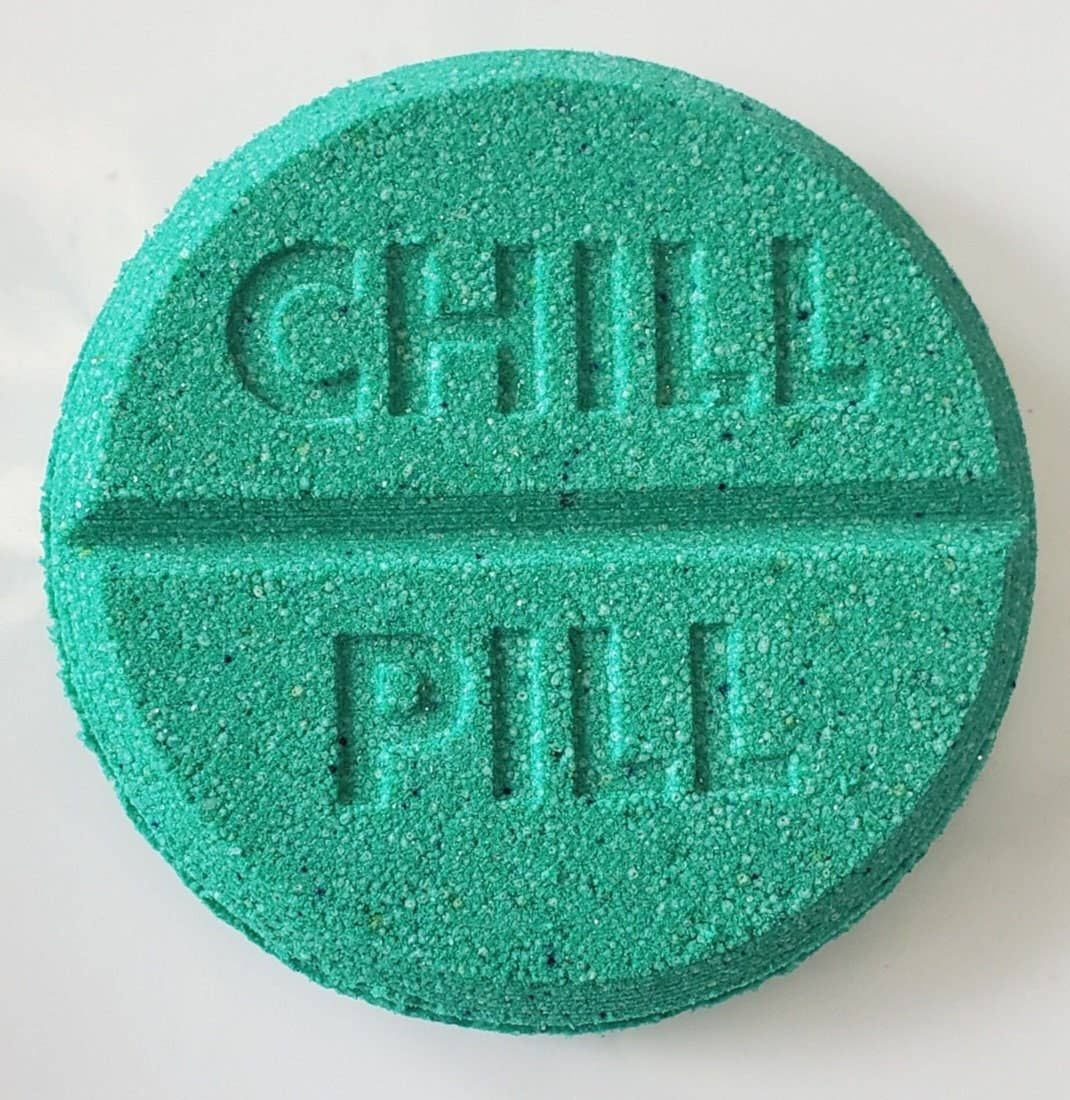 Chill Pill, Eucalyptus, Peppermint, Relax, Bath Bomb
